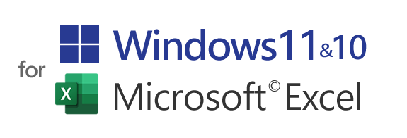 Windows11/10/8.1、およびExcel専用